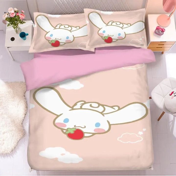Sanrio%20Cinnamoroll%20new%20kawaii%20four-piece%20set%20cute%20creative%20bedding%20Japanese%20student%20dormitory%20single%20bed%20three-piece%20set%20-%20Image%204