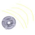 3X Alloy Head Metal Trimmer Head ,Brush Cutter Replacement Parts Bump Feed Head for Brush Cutter Grass Trimmer.