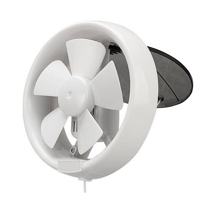 National Deluxe Heavy Duty Round Glass Window Exhaust Fan 6 Inch