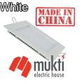 Imported China 12 Watt Square Flat Panel White Conceal Down led light Recessed False Ceiling 12W. 