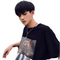 Korean Style Wig Men's Handsome Short Hair Natural Realistic Men's Wig Sheath Student Fluffy Boys Business Full-Head Wig Style.