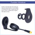ICQURBT 1 Pcs Bike Power Pedal Assist Sensor & 1 Pcs E-Bike Finger Thumb Throttle FT-21X Ebike Accelerator. 