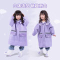 Raincoat for kids cute baby poncho for boys and girls outdoor cartoon waterproof cape reflective raincoatSmartwatches.