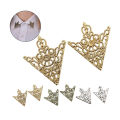 Triangle Shirt Collar Pin for Men - Stylish Brooch Emblem Jewelry.