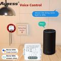 Aubess Tuya ZigBee 3.0 Smart Dimmer Switch Module 10A/16A, Supports 2 Way Control Dimmable Switch, Works with Alexa Google Home.