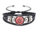 Avatar The Last Airbender Bracelet for Men Women Air Nomad Fire And Water Tribe Pattern Charm Leather Bracelets Bangles Souvenir. 