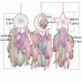 3 Pieces Dream Catcher Moon Sun Star Handmade Traditional Design Dreamcatcher For Wall Hanging Home Decoration. 