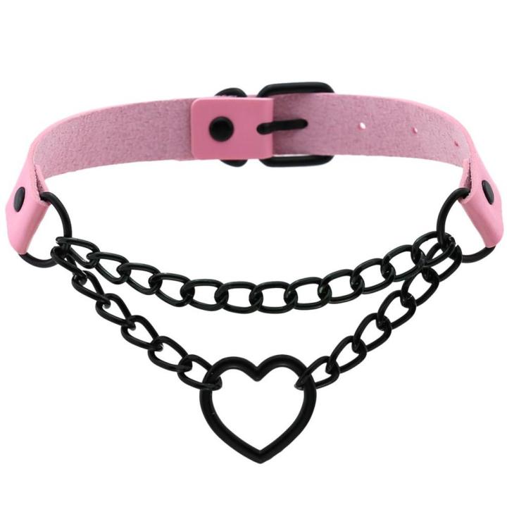 Vintage%20Heart%20Necklace%20Choker%20With%20Chain%20Goth%20Collar%20For%20Girls%20Grunge%20Punk%20Cute%20Kawaii%20Egirl%20Chocker%20Harajuku%20Accessories%20-%20Image%207