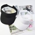 Sports Cotton Twill Sun Visor Hats – Adjustable Clip-on Visor Cap for Men and Women.