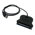 USB to 25 Pinhole Parallel Cable DB25 Interface IEEE 1284 Printer USB2.0 Cable 25 Hole Adapter Cable Easy to Use. 