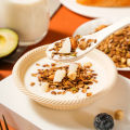 Mei porridge diners hazelnut cocoa nut baked oatmeal granola nut chocolate morning meal replacement wholesale. 