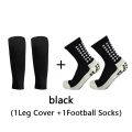 1 set suitable for adult football high elastic football leg cover sports leg cover football socks outdoor protective equipment. 