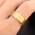 Temu Hot Selling Source Naruto Stainless Steel Ring Anime Same Titanium Steel Ring Male and Female Couple Ring.