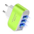 【Ready Stock+FREE Shipping+COD】3USB Type-C Multi-port Charger 3-ports Fast Charging Head Universal USB Direct Charger Power Adapter.