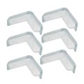 6 Pcs Desk Corner Pad Cover Protector Cushion 4 Pcs Furniture Adjustable Screw On Glide Leveling Foot Feet M6x20mm. 