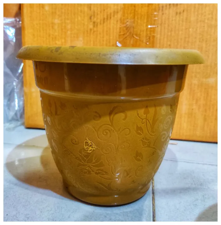 Plastic%20Flower%20Tob%2001%20Pcs%20Bundle%20Plastic%20Flower%20Tub%20Gardening%20Tob%20planter/%20Gardenware%20tools%208"%20inch%20-%20Image%203