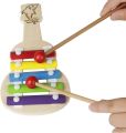 Baby Toys Kids Toys Wooden 5-Note Xylophone Toy. 