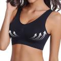 Sports Women Stretch Bra Seamless Comfort Padded Yoga Crop Top Vest Sleep Bra Wireless Bras Sleep Top Tank Female Sport Bras. 