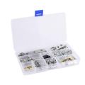 140 Pcs Photo Frame Hanging Hooks Kit, 9 Models Hooks with Screws. 