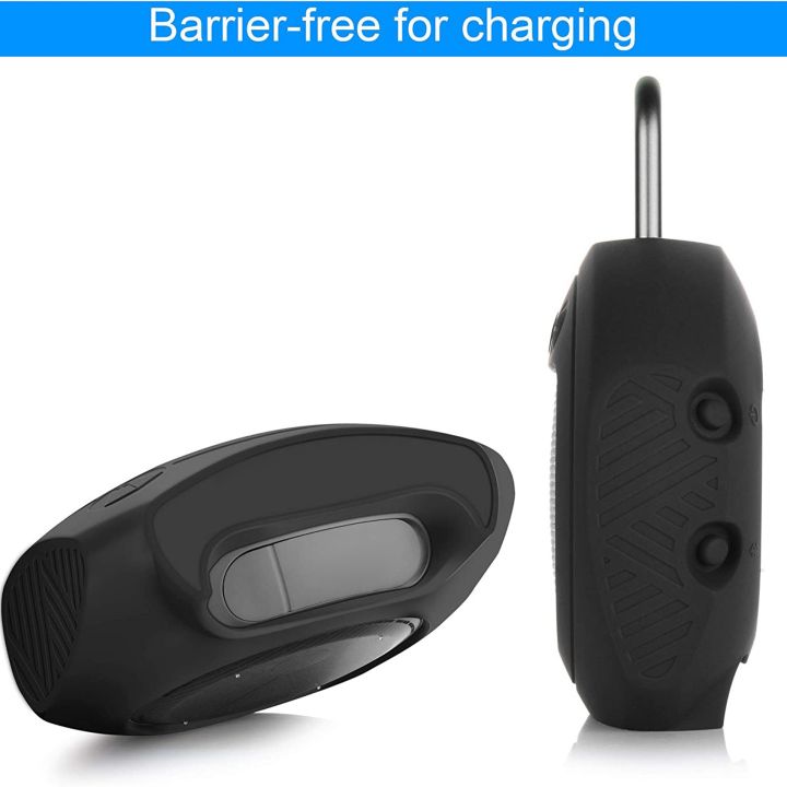Protective%20Silicone%20Stand%20Up%20Carrying%20Case%20for%20Clip%203%20Waterproof%20Portable%20Bluetooth%20Speaker%20Black%20-%20Image%205