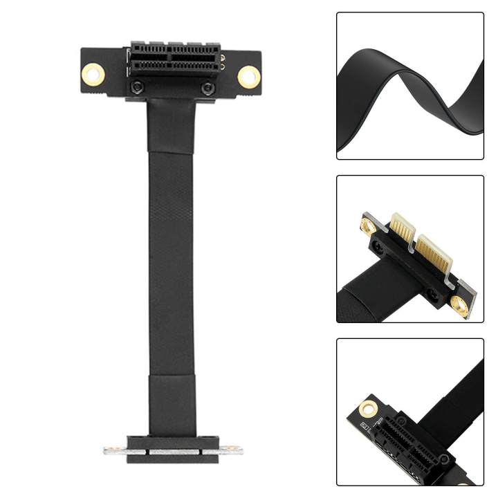 PCI%20Express%20Extension%20Cable%20PCIe%20x1%20to%20x1%20x4%20Pci-E%20x1%20Extension%20Cable%20Pci-E%20Riser%20Card%20Expansion%20Card%20Cable%20for%20Motherboard%20/Extender/%20Adapter%20-%205cm%20-%20Image%202