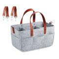 【Yurui】Baby Caddy organizer hang portable nursery storage bin diaper holder storage basket for car & baby. 