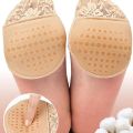 Lace Five Toes Forefoot Pads For Women High Heels Half Insoles Foot Pain Care Absorbs Shock Socks Toe Pad Inserts. 