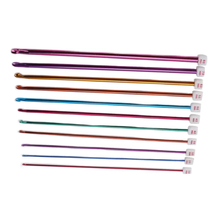 Crochet%20Hooks%202.0mm%E2%80%918.0mm%20Multicolour%20Aluminum%20Afghanistan%20Crochets%20Accessories%20-%20Image%208