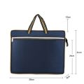 THE IDOL Waterproof High Capacity Filing Products Student Portfolio Bag Conference Bag Organizer Bag Business Handbag File Organizer Package Business Storage Bag A4 File Bag Briefcase Canvas.