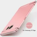 For Samsung Galaxy S7 Edge Case Luxury 3 In 1 Case Ultra Slim Hard Cover Phone Casing. 