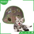 Mouse Hunt Cat Mice Toy Hide & Seek Game Pop-up Collapsible Puzzle Exercise Toy 9 Holes Mouse Hunt with Bell-ball (Mouse hunt).