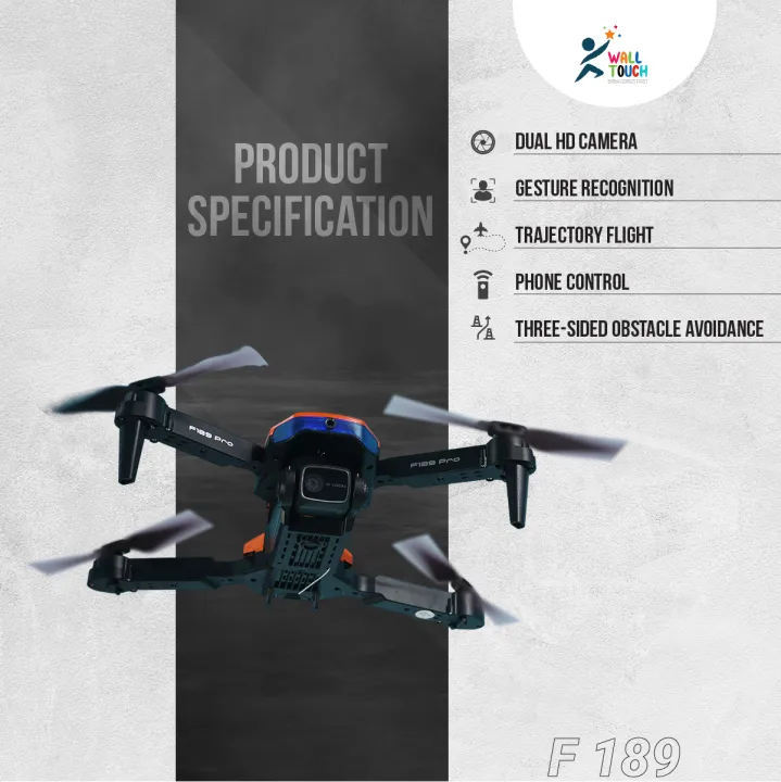 F189%20Drone%20HD%20UAV%20Dual%20Camera%20RC%20Quadcopter%20Drone%20%7C%20Capture%20Aerial%20Views%20with%20High-Quality%20Dual%20Camera%20Drone%20-%20Color:%20Black%20and%20Orange%20-%20Image%204