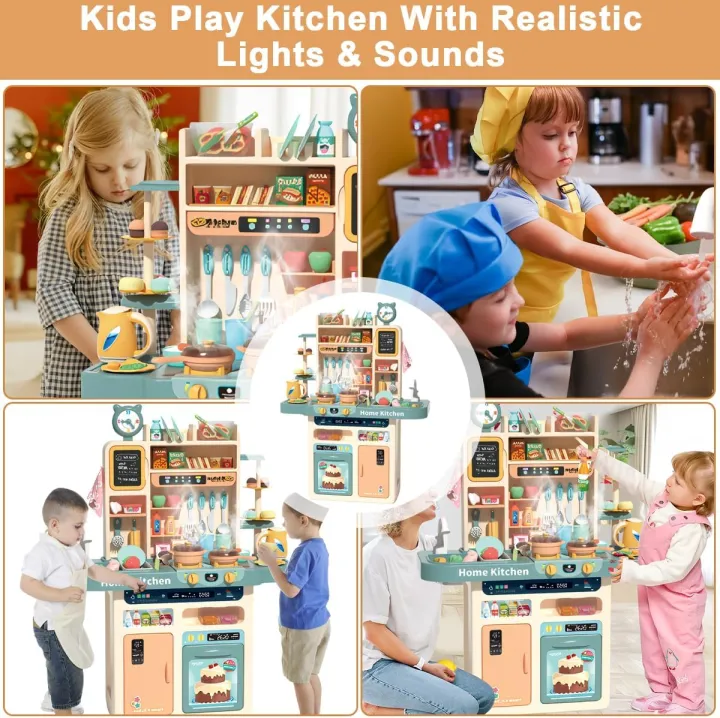 Kids%20Kitchen%20Playset%2087PCS%20Mini%20Kitchen%20Toy%20Set,%20Toddler%20Cooking%20Pretend%20Play%20Kitchen%20Appliances%20with%20Light%20&%20Sound%20Simulation%20of%20Spray%20Sink%20Fruit%20Vegetable%20Children%20Role%20Play%20Toy%20for%20Girls%20Boys%20Gift%20-%20Image%205