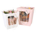 Rose Packaging Box Birthday Party Favors Foldable Present Packing Bag Wedding Party Supplies Portable Flower Tote Bag. 