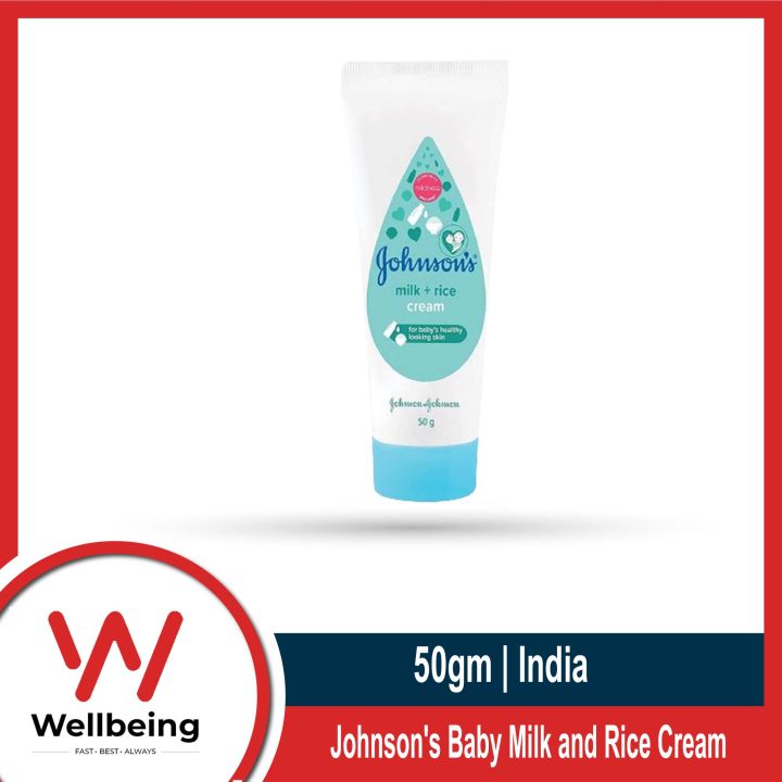 Cream 50g Johnson Baby Milk Rice Cream Johnson's Baby Milk And