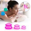 Silicone Cupping Massage Body Cup Facial Lifting Moisture Absorber Anti Cellulite Ventosa Suction Cup Vacuum Cupping Massage Cup-Green-4. 