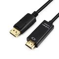 4K2K Dp Male to Hdmi Male cable 1.8M-Black - Hdmi Cable. 