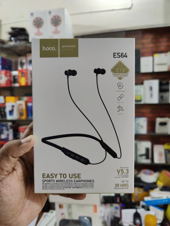 Hoco%20ES64%20Sports%20Bluetooth%20Earphone%20Wireless%20Neckband%2030%20Hour%20Charge%20-%20Image%202