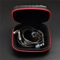 5-1PC KZ Earphones Case QKZ Wired Earphone Storage Case Portable Earbuds Headset Bag Anti-Pressure Charging Cable Organizer Bags.