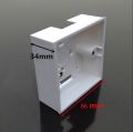 1 Gang PVC Back Box for Gang Switch, Universal PVC Gang switch Back Part White. 