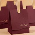 Party Supply Portable Candy Box With Letter Print Creative Gift Packing Box Handheld Handle Bag Guest.