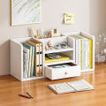 (Ready Stock in Malaysia) Modern Student Desk Storage Shelves Small Bookshelf Economic Simple Shelf. 