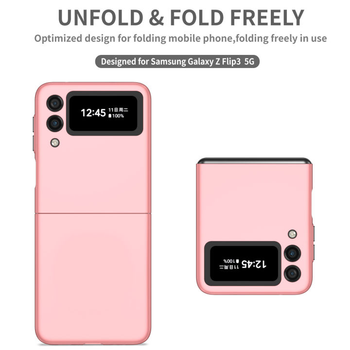 Applicable%20Galsxy%20z%20flip1/2%20Diamond%20Folding%20Phone%20Case%20Samsung%20zfilp3%20All-Inclusive%20Frosted%20Protective%20Cover%20-%20Image%203