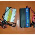 Battery charger and 1000w solar inverter 12v 220v pure sine wave power inverter for laptop cpu led tv home electronics. 