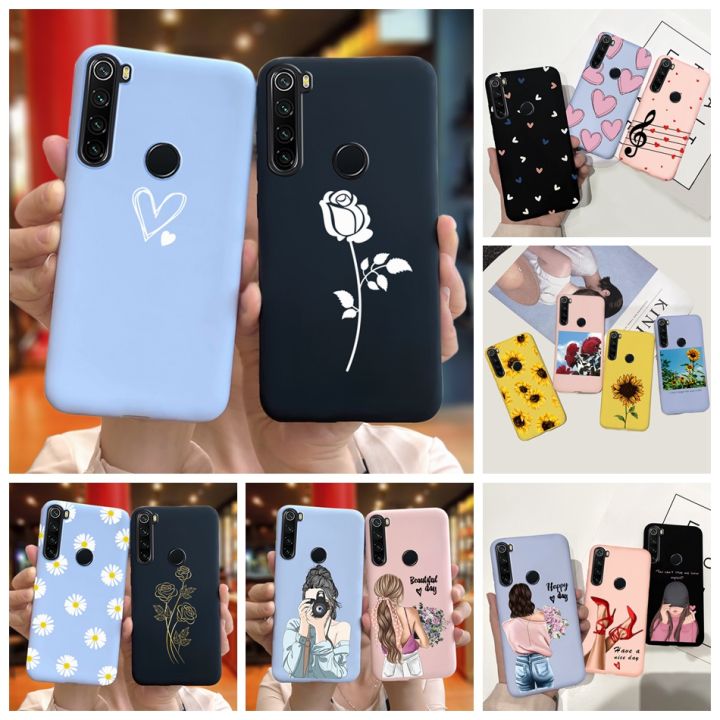 For Cover Xiaomi Redmi Note Case Beautiful Girl Soft Silicone
