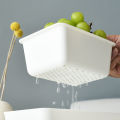 Multi functional Japanese double deck table top snack box nut skin storage box kitchen living room fruit drip box with nice material. 