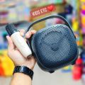 GREATNICE GTS-2008 Bluetooth, USB, TF Card & FM Radio Supported 4" Karaoke Wireless Speaker With Microphone. 