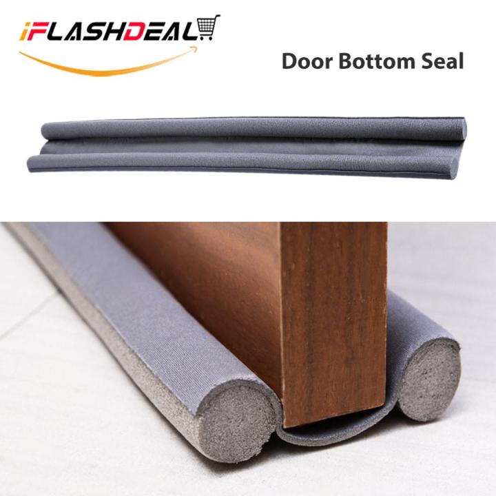 36 inches Door Bottom Seal EVA Door Seal Gap Under Door Glue-free SoundProof Windproof  Dustproof Foldable Door Bottom Foam Sealing Strip