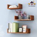 Wall Hanging shelf melamine board 3 pieces/Height 6inch,Length 24inch and Deep 6inch. 