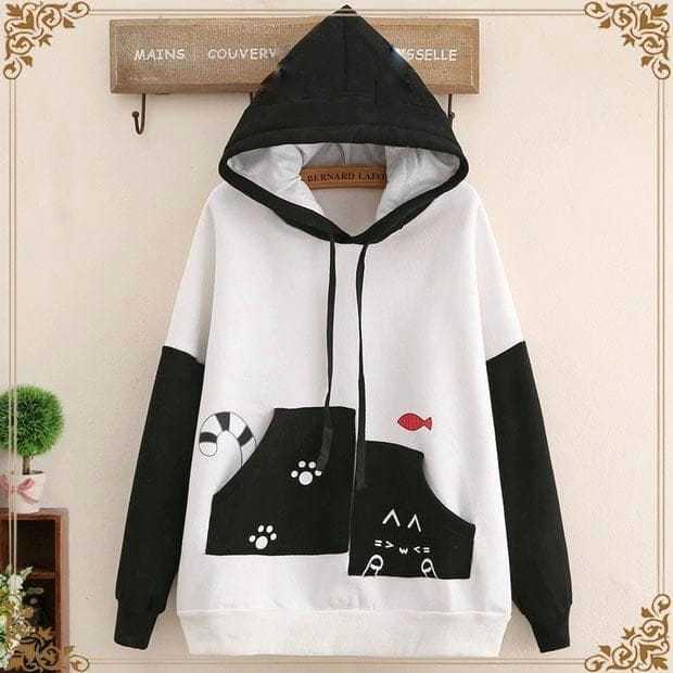 Stylish Design Ladeis Printed Cotton Hoodie For Winter